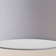 image 6 of ValueLights 3 Pack Modern Grey Drum Pendant Ceiling Light Shades With Diffusers