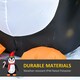image 5 of HOMCOM 8ft Lighted Inflatable Christmas Penguin w/ Candy Cane for Garden