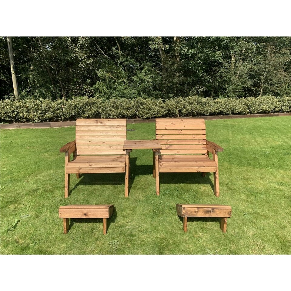 image 1 of Traditional Grand Twin Straight With Footstools