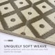 image 4 of Homescapes Outdoor Rug Luxury Waterproof Reversible Recycled, For Garden, May Geometric | Green | Olive Green