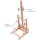image 4 of Beech Wood Antique Adjustable Painting Stand Display Tripod Easel 20 x 24 x 56cm