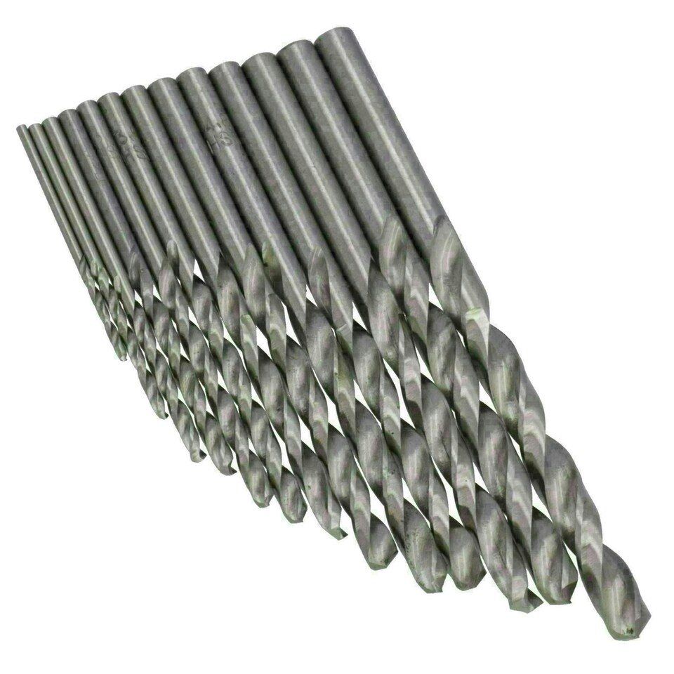 image 1 of 13pc HSS-G Metric Drill Bit Set Split Point Drills Metal Plastic Copper 1.5 - 6.5mm