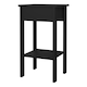 image 5 of Madrid Bedside Table with 1 Drawer in Matt Black