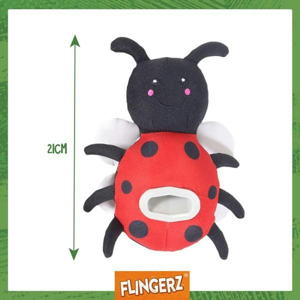 image 1 of Rosewood Flingerz Ladybird Throw Toy