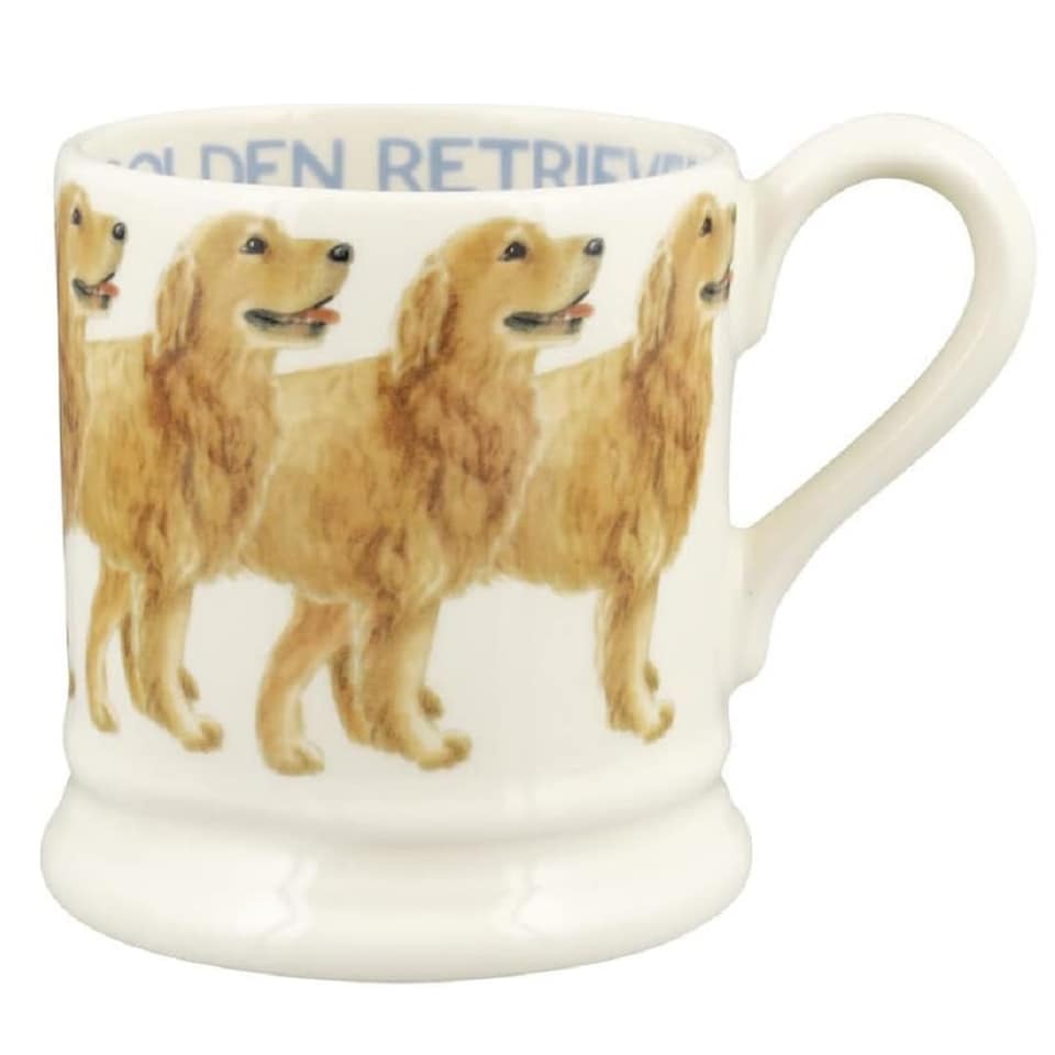 image 1 of 300ml Emma Bridgewater Golden Retriever Half Pint Mug, Ceramic