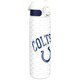 image 1 of Leak Proof Slim Water Bottle, Stainless Steel, NFL, 600ml (20oz) | White | NFL Colts | One Size