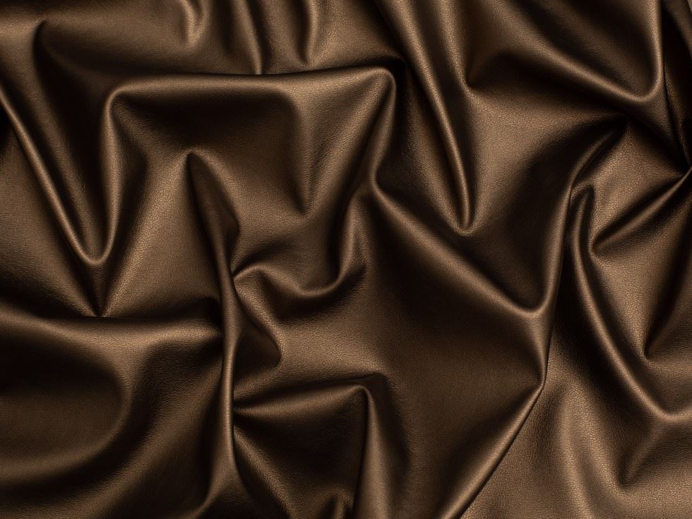 Minerva Core Range Gold Stretch Faux Leather Fabric for Dressmaking, 145cm / 57" Wide - per metre