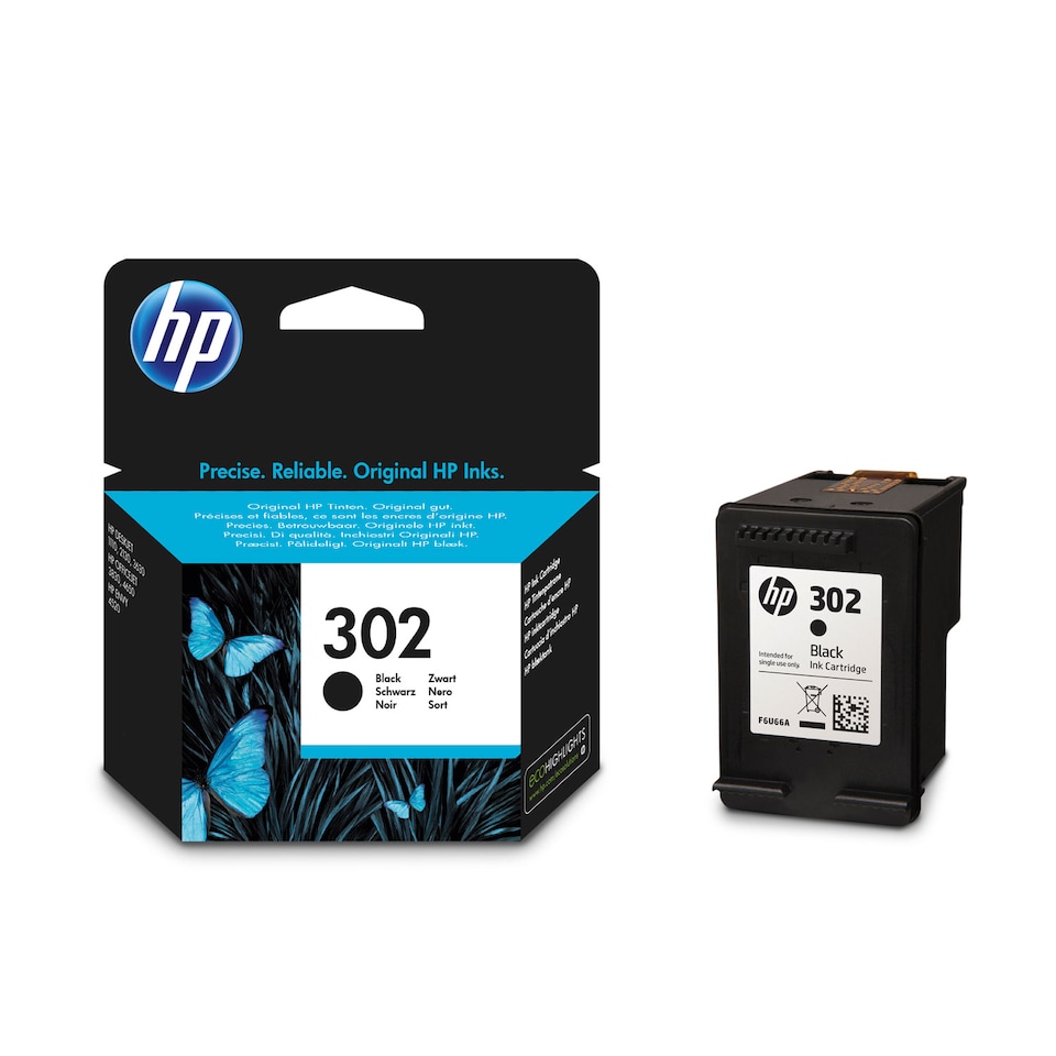 image 1 of HP 302 Black Genuine Ink Cartridge