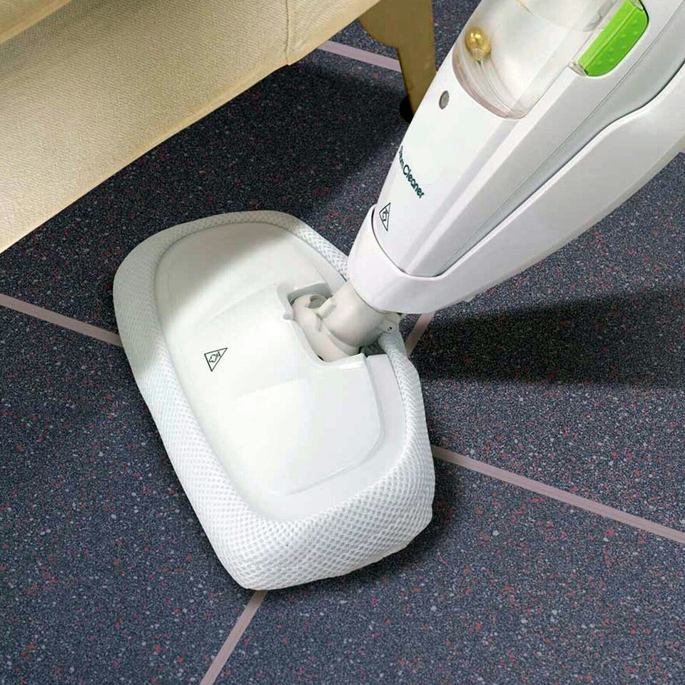 image 1 of SPARES2GO Steam Mop Cloths for MORPHY RICHARDS 720022 12-in-1 Cleaner Pads x 2