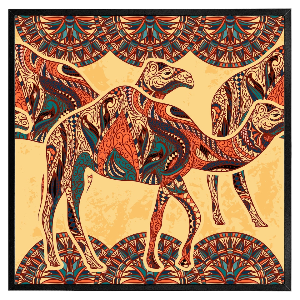 image 1 of Camels (Picutre Frame) Black | L