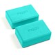 image 1 of Myga Pair of Foam Yoga Blocks - Turquoise
