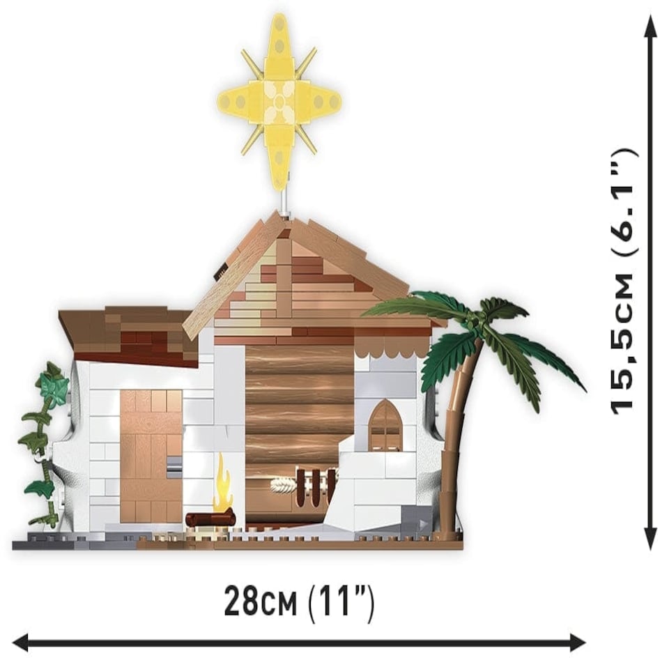 image 1 of Nativity Scene brick model - COBI 20006 - 370 bricks