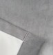 image 5 of Luxury Enhanced Living Grey Velvet, Supersoft, Blackout, Thermal Curtains with Tape Top (PAIR) - 90 x 90 inch (229x229cm)