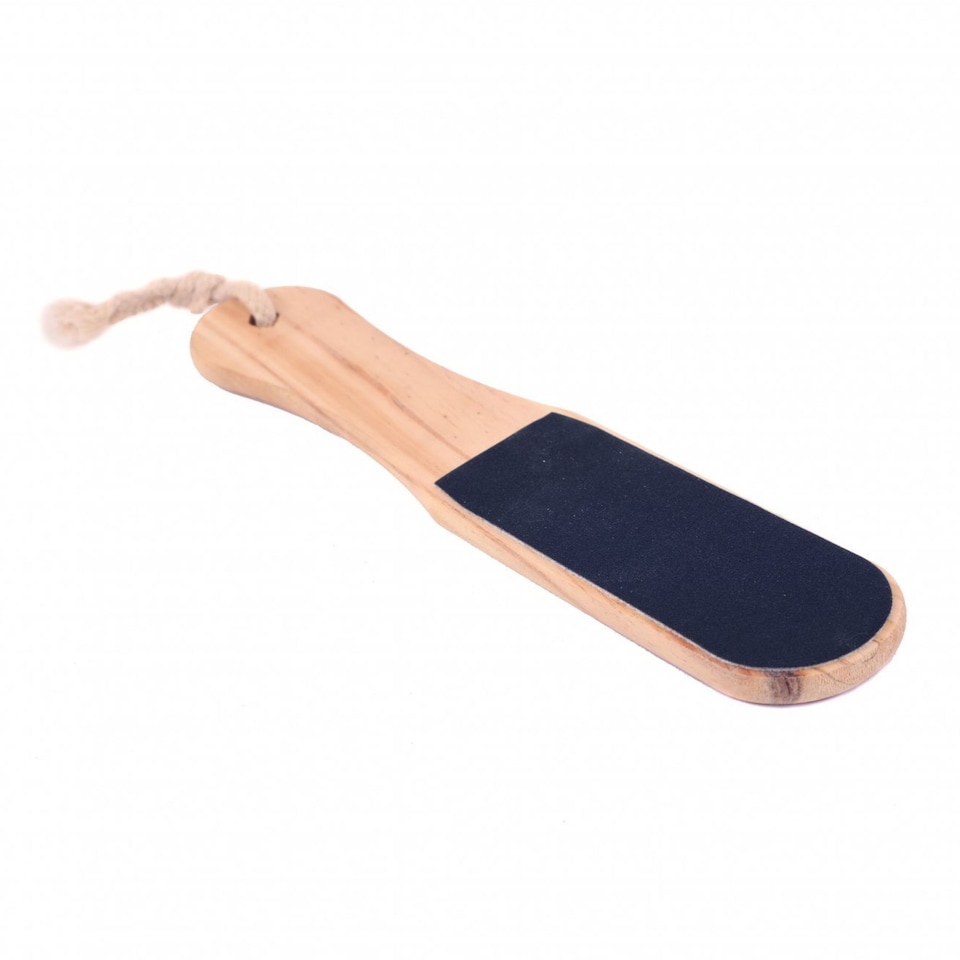 image 1 of Double Sided Wooden Hard Skin Remover Pedicure Foot File