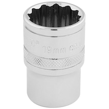 19Mm 12Pt Socket 1/2Dr Pckd - 33231