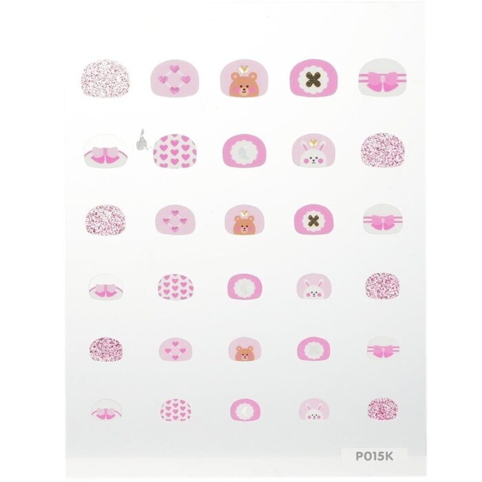 image 1 of Princess Kids Nail Sticker - # P015k - 1pack Multi