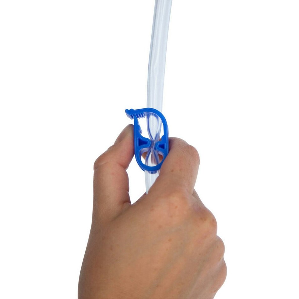 image 1 of Battles Transparent Livestock Drench Injector - Yellow/Transparent - One Size