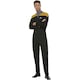 image 2 of Star Trek Voyager Mens Operations Uniform Costume Set - Gold/Black - XL XL