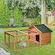 image 2 of PawHut Rabbit Hutch, Guinea Pig Hutch Outdoor Detachable Cage w/ Tray & Roof