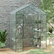 image 2 of Outsunny Walk In Greenhouse Garden Clear PVC Frame Shelves Reinforced Plant Grow