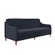 image 2 of Jasper coil 3-seater Sofa Bed in navy fabric Blue | NAVY