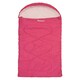 image 3 of Mountain Warehouse Summit Sleeping Bag Lightweight Outdoor Mini Square Camping Pink | Bright Pink