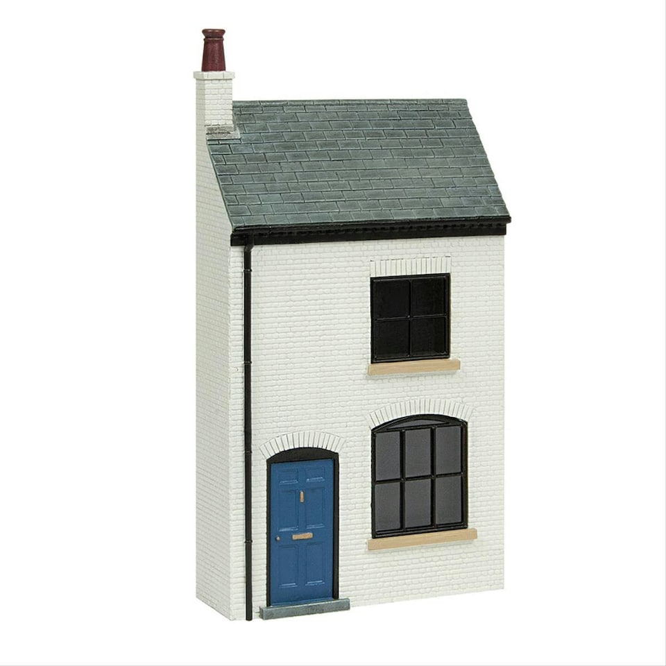 image 1 of Bachmann Scenecraft Low Relief Lucston Terrace White (Pre-Built)