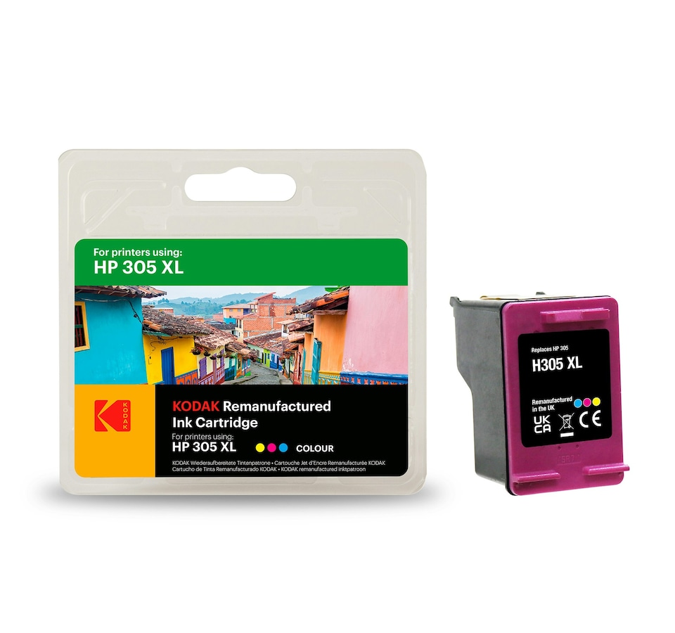 image 1 of Kodak Remanufactured HP 305XL Colour Ink Cartridge | Multi | 1