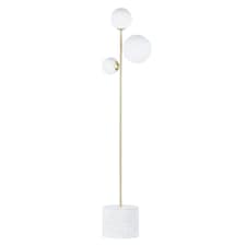 BHS Terrazzo Forella Floor Lamp | Gold | Satin Brass | 1