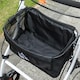 image 9 of HOMCOM Folding Upright Rollator Walker with Storage Bag, Tray, White