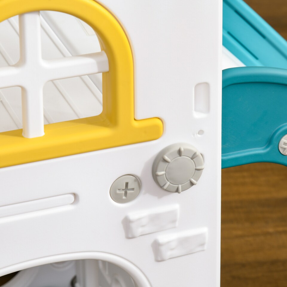 image 1 of AIYAPLAY 4 in 1 Kids Slide for Indoor Use, for Toddlers 1-3 Years, Yellow