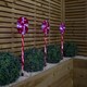 image 3 of 58cm Light up Red and White Candy Pop Christmas Pathfinders with 63 White LEDs