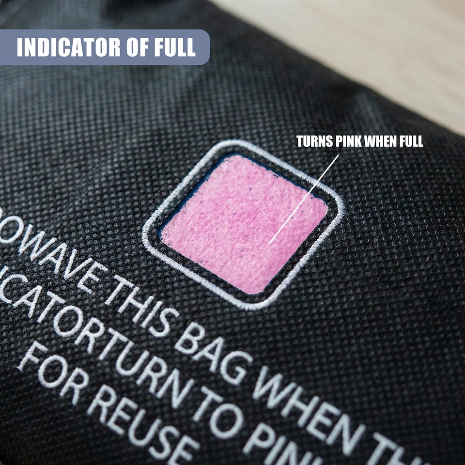 image 1 of GEEZY Reusable Car Dehumidifier Bags Set of 2 350g Activated Carbon Moisture Absorbers