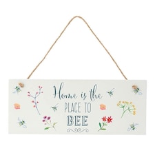 English Tableware Company Bee Happy Home Wall Plaque