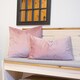 image 6 of Nicola Spring Rectangle Velvet Cushion - 60cm x 40cm - Pink | Pink | Pink
