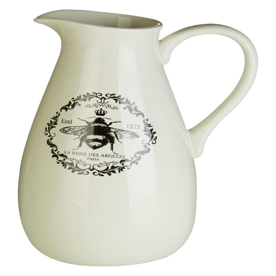image 1 of Interiors By Premier Stylish Pitcher Queen Bee, Functional Design Pitcher Jug For Dining Table, Comfortable Ptcher For Evening Tea