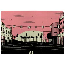 Venice Cali Sunset (Rug) Pink | Large: 140x200cm