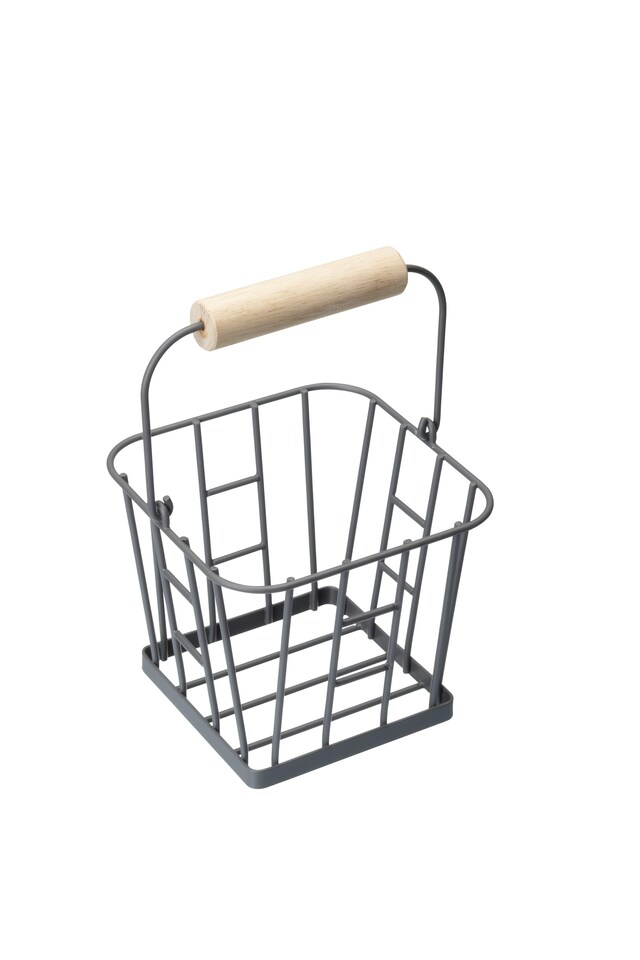 image 1 of KitchenCraft Egg Basket Grey Metal