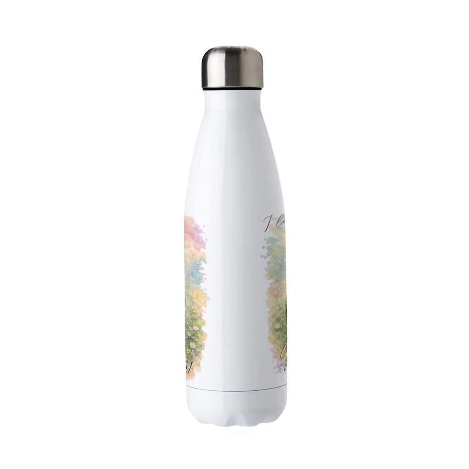 image 1 of Fuzzy Frog Reusable Metal Water Bottle - For Mum