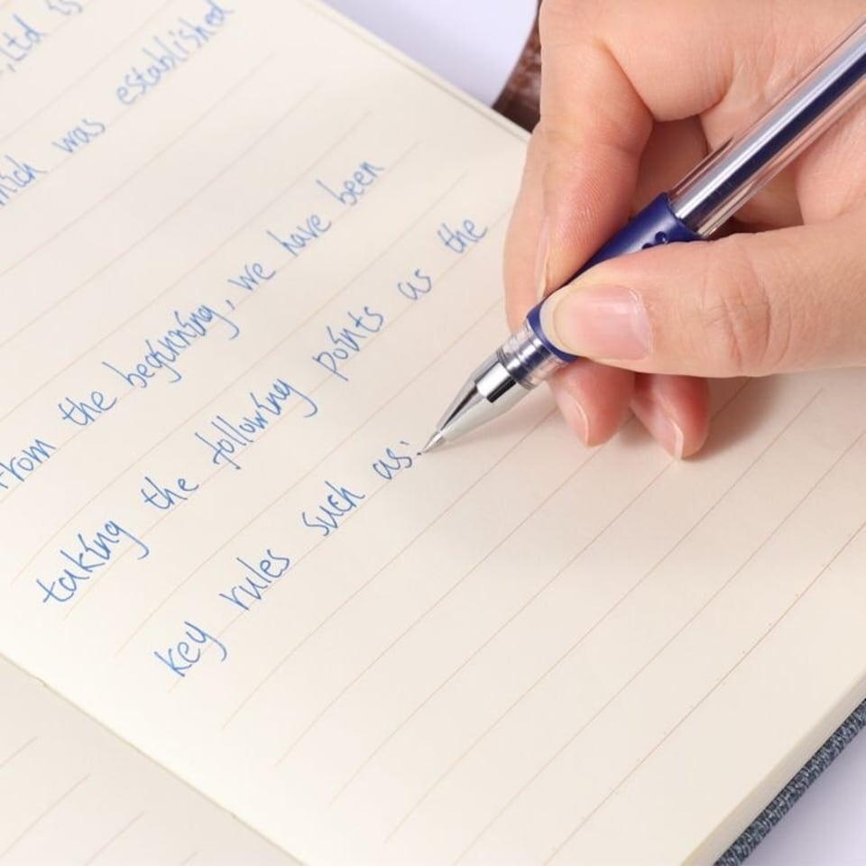 image 1 of Single B5 96 Sheets Ruled PU Leather Hardcover Notebook