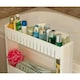 image 6 of 5 Tier Slim Slide Out Kitchen Trolley Storage Shelf & Organizer Rack White | White