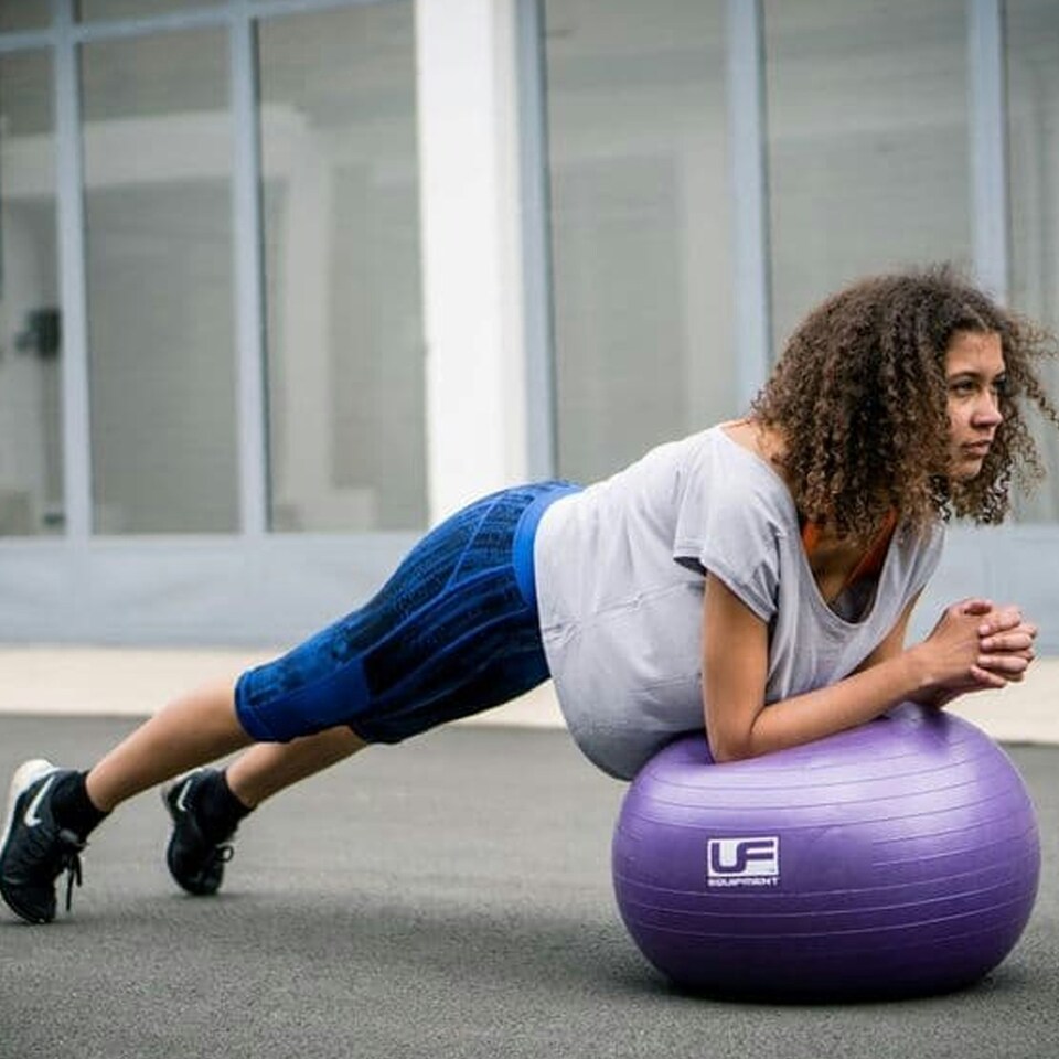 image 1 of Urban Fitness Equipment Swiss Ball - Purple - 55cm