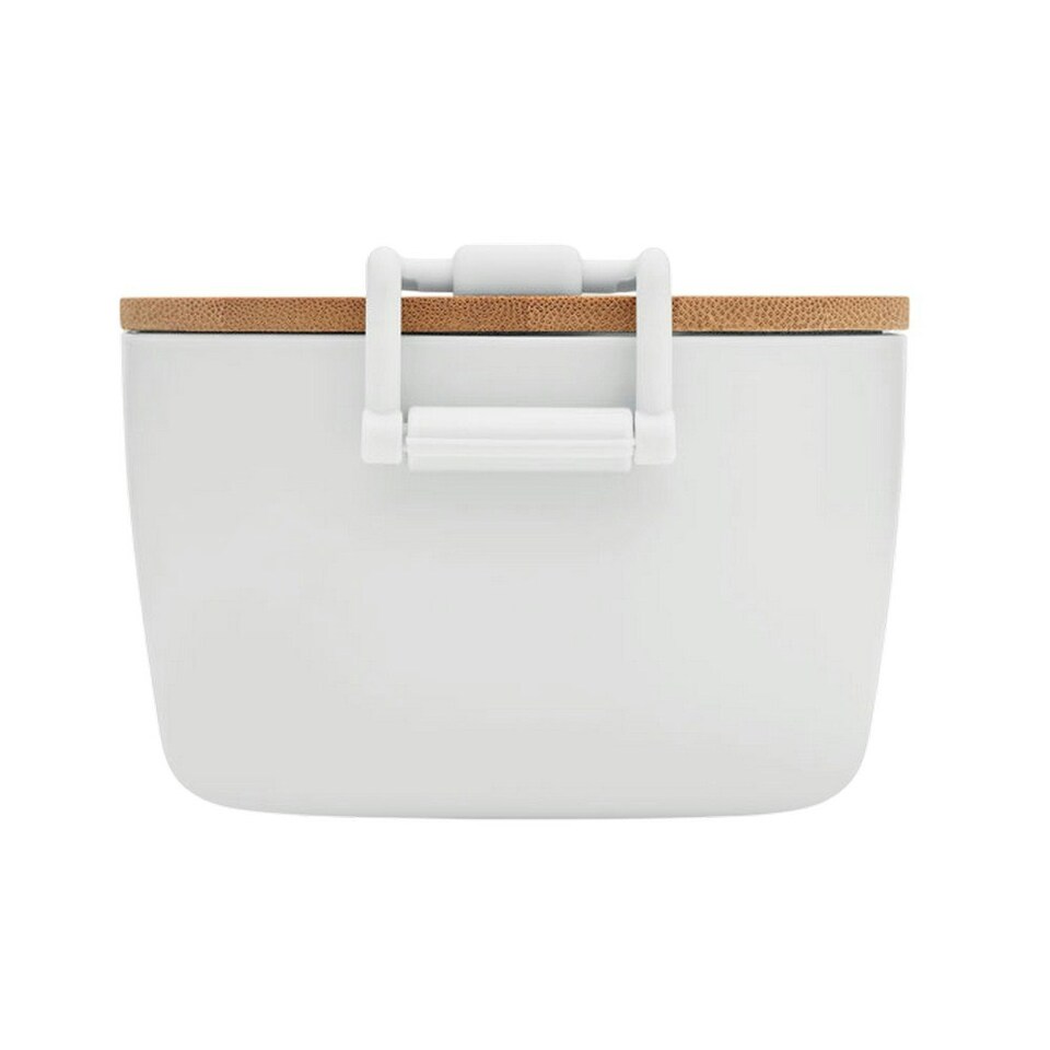 image 1 of MidOcean Lekker PP Plastic 700ml Lunch Box - White - One Size