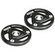 image 6 of SPORTNOW Two 5kg Olympic Weight Plates for Barbell, with Tri-Grips