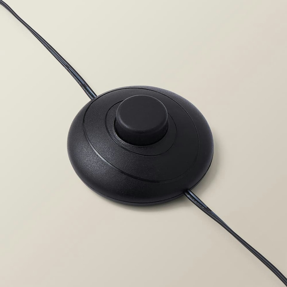 image 1 of ValueLights Infinity Black Double Twist Integrated LED Floor Lamp Black