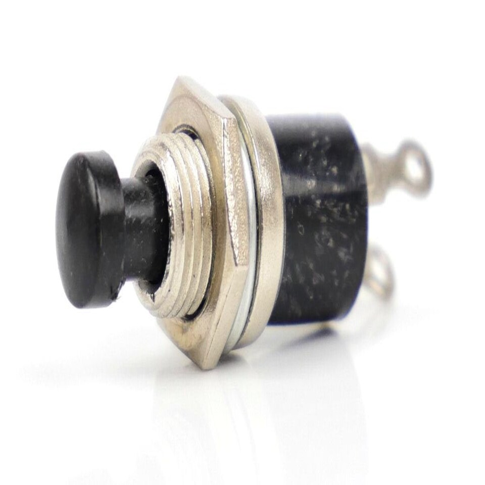 image 1 of Gaugemaster Electric Black Push to Make Switches (5)