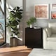 image 2 of HOMCOM High Gloss Storage Cabinet for Bedroom Living Room Dining Room Black