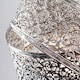 image 5 of ValueLights Hacienda Brushed Chrome Ceiling Pendant Shade