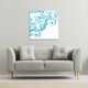 image 2 of Swirls (Canvas Print) 114 x 114 x 4cm