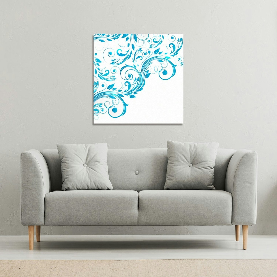 image 1 of Swirls (Canvas Print) 114 x 114 x 4cm